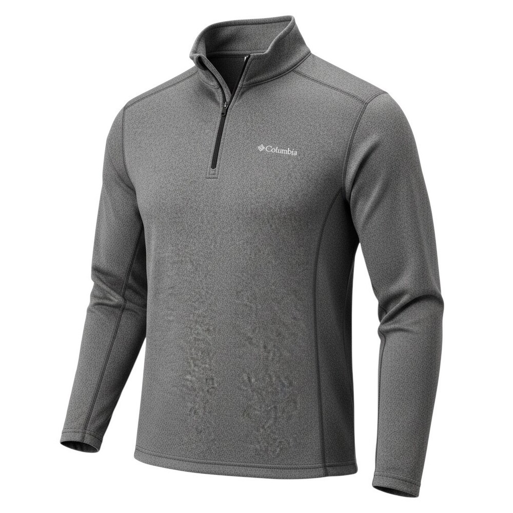 Columbia Pullover Performance Quarter Zip Men M Heathered Gorpcore Activewear